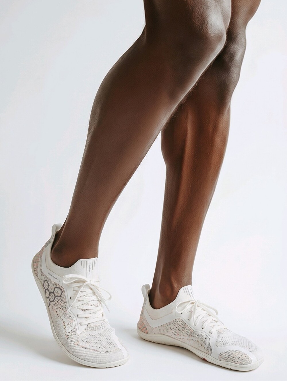 Vivobarefoot PRIMUS LITE KNIT MENS BRIGHT WHITE IRIDESCENT